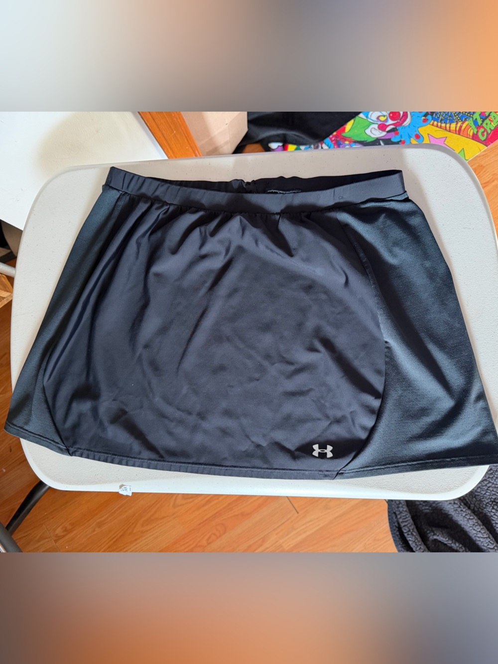 Under Armour Black Athletic Circle Skater Skirt